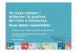 30 anys vigilant i millorant la qualitat de l'aire a Catalunya: nous reptes i oportunitats