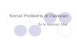Social problems ofpakistan and their solutions