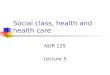 Health Inequalities Class