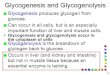 5 glycogen metabolism