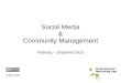 Social media & Community Management