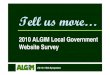 2010 ALGIM NZ Local Government Website Survey