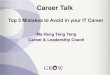 Top 3 Mistakes to Avoid in Your IT Career