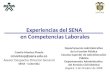 Experiencias del SENA en Competencias Laborales