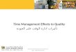 Time management effects to quality