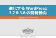 WordFes Nagoya 2013: 進化する WordPress 3.7 & 3.8 の開発動向