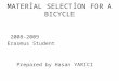Material Selection For A Bicycle