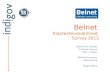 Belnet Klantentevredenheid Survey 2012 Roland Van Gompel & Wouter Samyn iVOX - Indigov Wilfried Jammaers SBmarketing Maart 2012