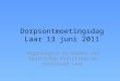 Dorpsontmoetingsdag Laar 13 juni 2011 Organisatie in handen van Buurtschap Rietstraat en Dorpsraad Laar
