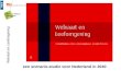 Welvaart en Leefomgeving een scenario-studie voor Nederland in 2040