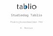 Studiedag Tablio Praktijkvoorbeelden PAV H. Rosius