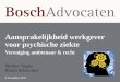 Aansprakelijkheid werkgever voor psychische ziekte Vereniging ambtenaar & recht Marlies Vegter Bosch Advocaten 8 november 2011