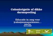 Colonirrigatie of dikke darmspoeling Educatie in zorg voor (colon)stomapatienten… Bylois Guy 24/11/2009