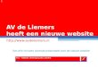 AV de Liemers heeft een nieuwe website  Een drie minuten durende presentatie over de nieuwe website 1