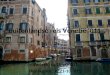 Buitenlandse reis Venetië ‘011 Vertrek: za 15-10-’011 Thuiskomst: vr 21-10-’011