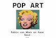 POP ART Robin van Wees en Anne Naus V4. Tom Wesselman Tom Wesselman maakte schilderijen en collages met vooral erotiek als onderwerp en dingen uit het