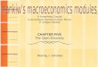 Chapter Five 1 A PowerPoint  Tutorial to Accompany macroeconomics, 5th ed. N. Gregory Mankiw Mannig J. Simidian ® CHAPTER FIVE The Open Economy