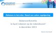Rekenen in het mbo: Stand van zaken regelgeving Rekenconferentie ‘Je kunt rekenen op de rekendocent’ 6 december 2011 Rianne Reichardt