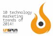 10 technology marketing trends 2014