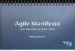 Agile Manifesto - EINA