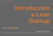Introduccion Lean Startup (Pamplona 18-10-2012)
