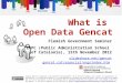 What is open data gencat