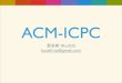 [ACM-ICPC] 0 - ACM-ICPC