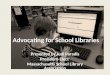 Advocating for school libraries
