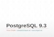 Postgre SQL 9.3 新機能