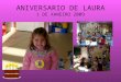 Aniversario De Laura