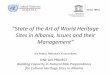 Trashegimia shqiptare iris pojani final - State of the Art of World Heritage Sites in Albania, Issues and their Managemen. /Iris Pojani, National CH consultant