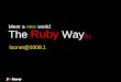 The ruby way