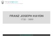 Bicentenario de la muerte de Franz Joseph Haydn