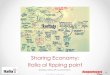 Sharing Economy: Italia al tipping point