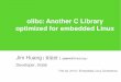 olibc: Another C Library optimized for Embedded Linux