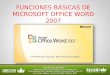 Funciones Básicas de Microsoft Word 2007