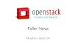 Presentación Openstack Nova - Openstack Spain Group