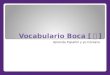 Vocabulario Boca [입]