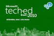 Microsoft Tech·Ed Brasil 2010: DEV302 - Como e onde devo utilizar o Managed Extensibility Framework (MEF)