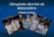 Olimpiada Distrital De Matematica  2008
