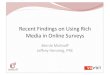 MRA 2010 Boston - Rich Media in Online Surveys