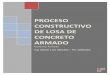 Proceso constructivo de losa de concreto armado