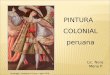 Pintura colonial peruana