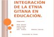Integración de la etnia gitana en educación