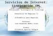 Servicios de internet sindicación XML