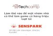 [Senspark][techcamp2014] How a small team can make games have millions of download