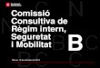 SSTG Comissió Consultiva de Règim Intern, Seguretat i Mobilitat Setembre 2014