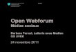 Open Webforum: Empfehlungen zum Einsatz von Social Media