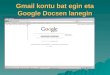 Tutorial Google Docs Gmail