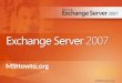 Exchange Server 2007 Genel Bakış